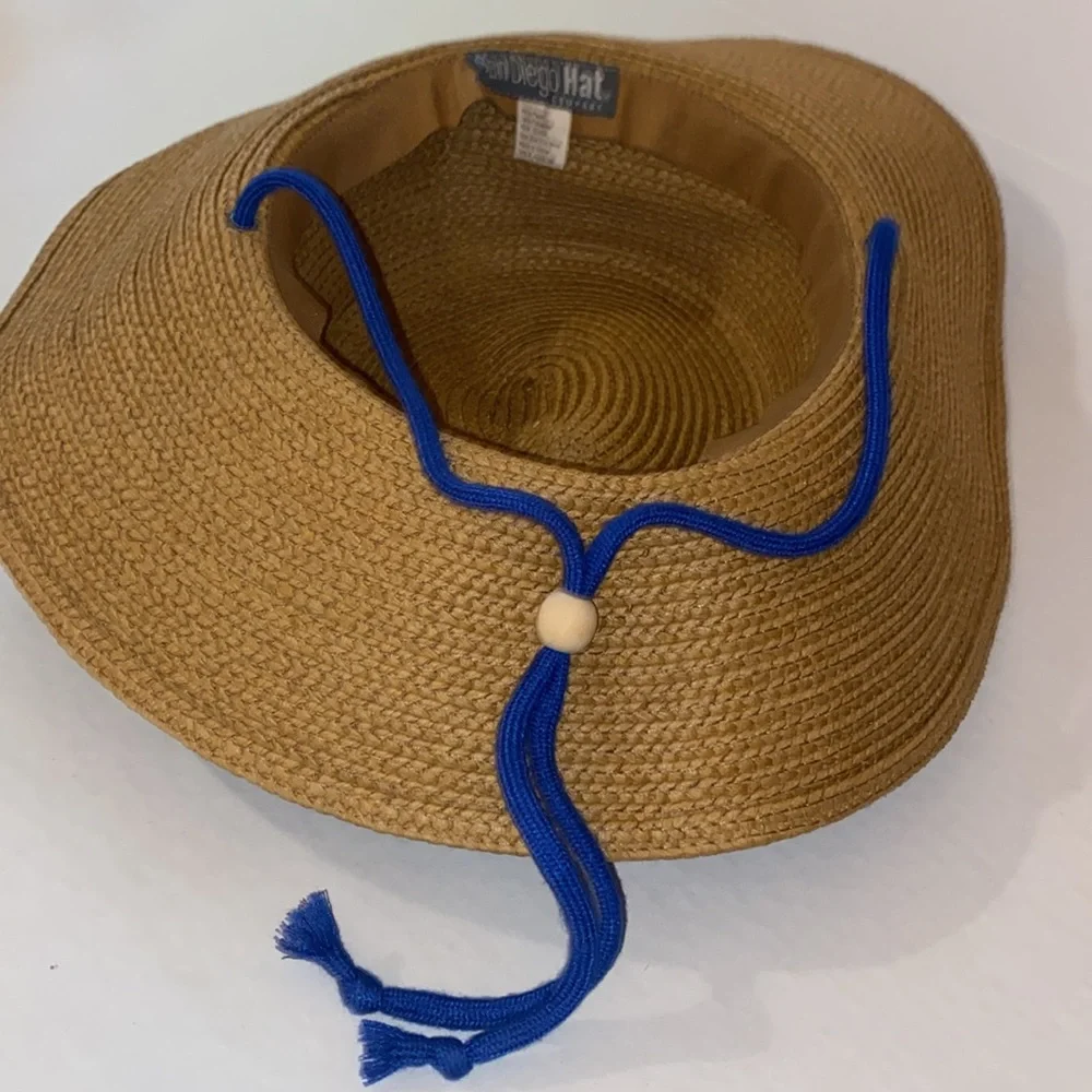 San Diego Hat Company Women’s Ultra Braided Adjustable Chin Cord Sun Hat OS